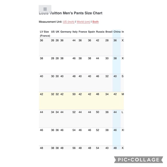 Louis Vuitton blue Men pants size 38 - Picture 9 of 9